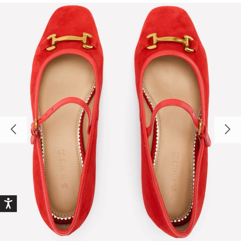 New BODEN Iris Snaffle Mary Jane Flats Size 6 - Picture 2 of 10